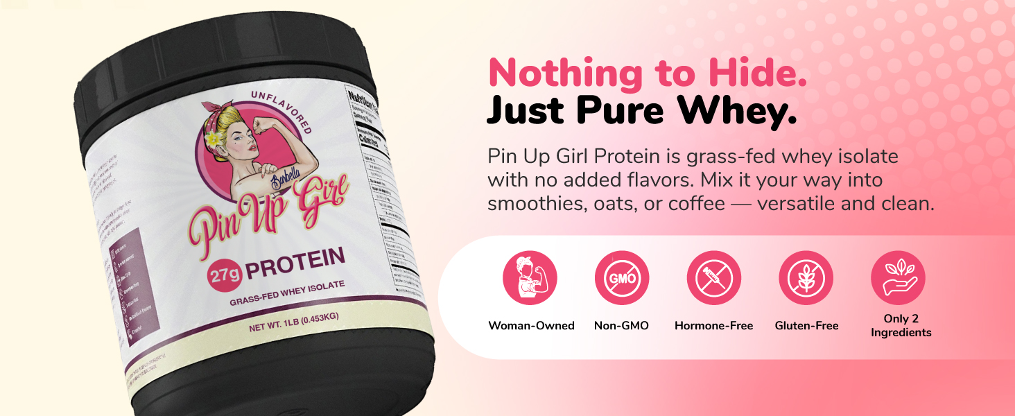 Nothing to hide. Just pure whey