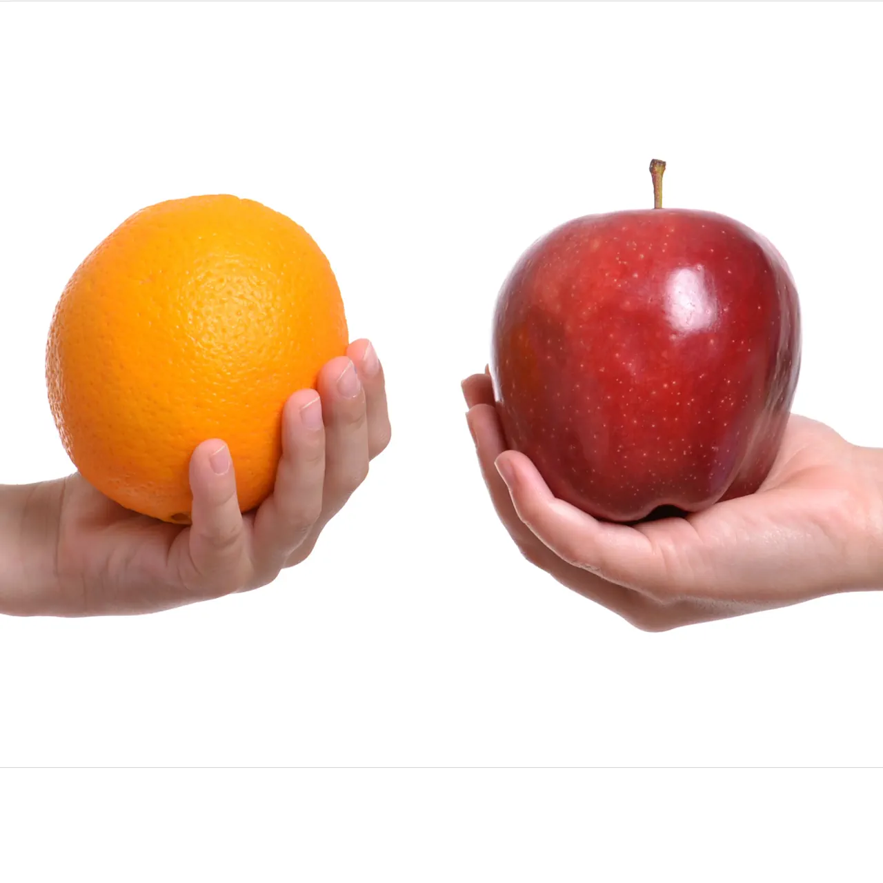 Comparing Apples to Oranges