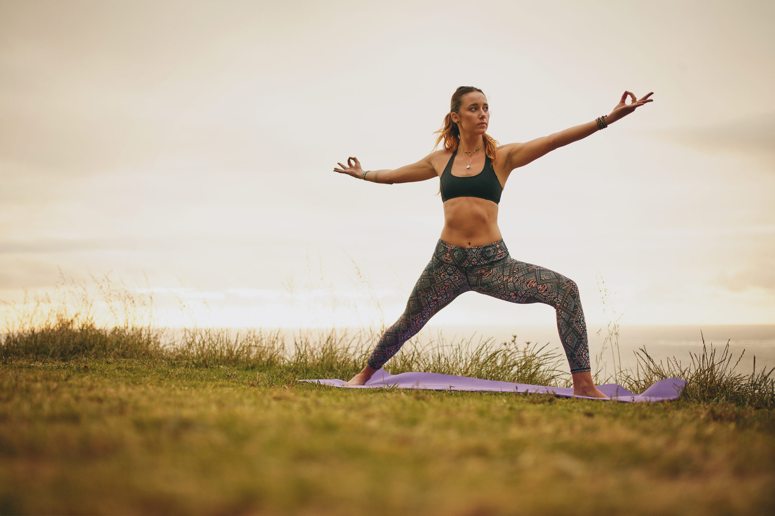 Woman doing yoga