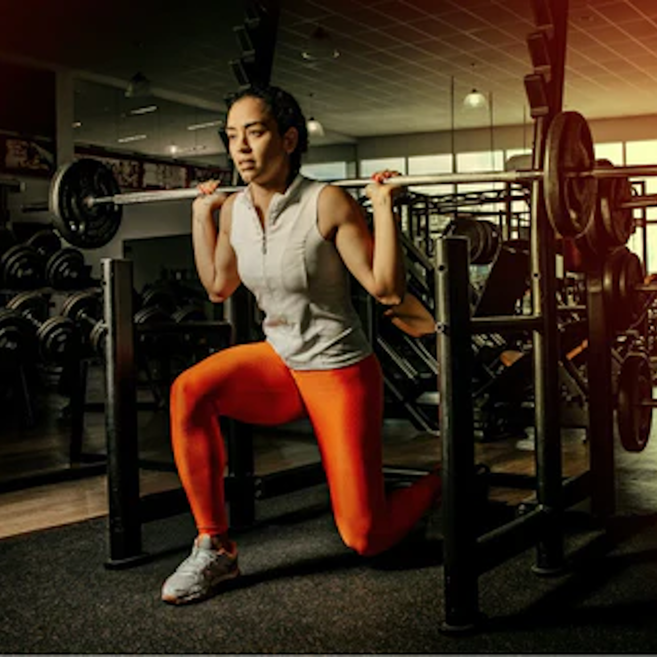 Woman Squatting