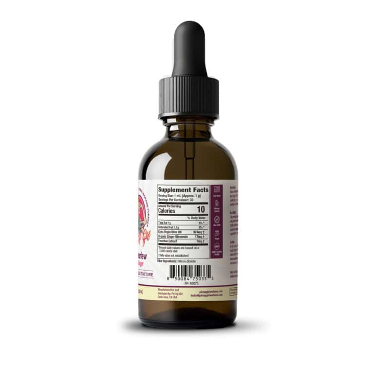 Migraine Tincture Supplement Bottle