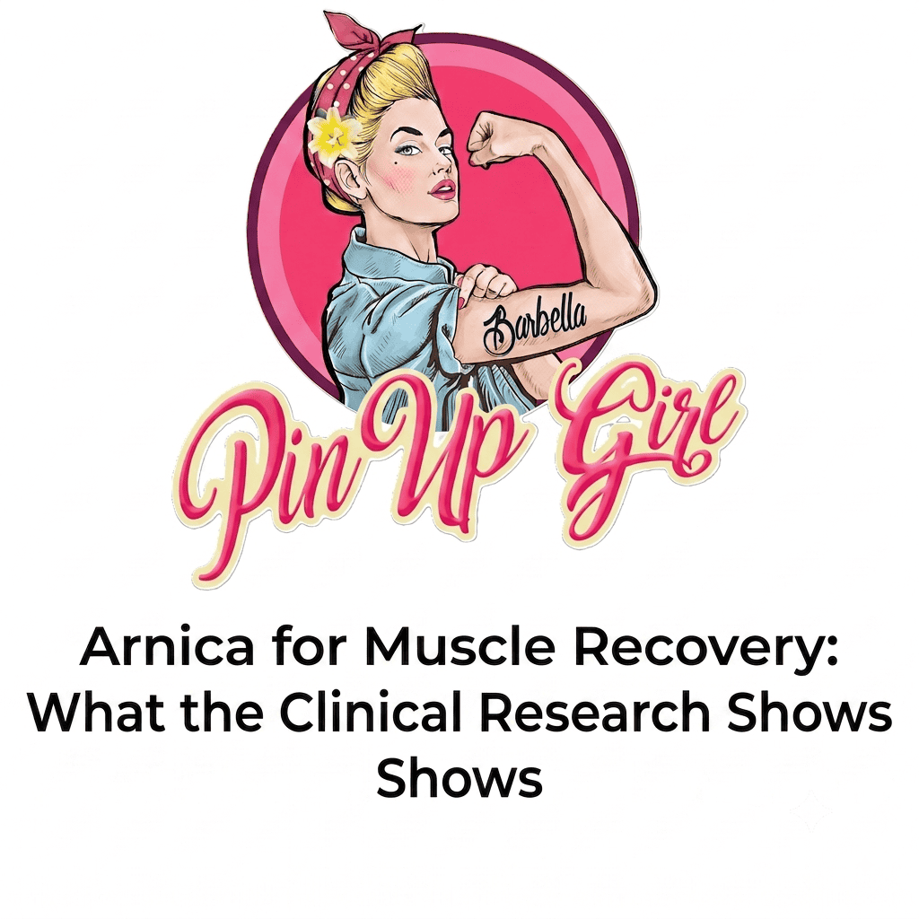 Pin Up Girl Wellness logo with a woman flexing her arm.